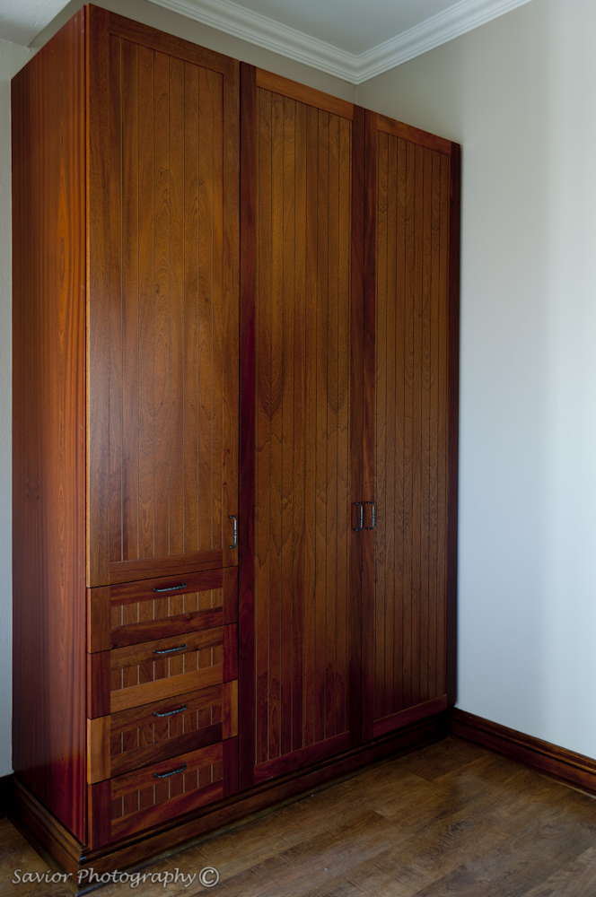 Solid mahogany farmstyle doors